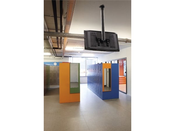 Vogel's Professional PUC 2515 - LCD-näytön kiinnityskomponentit (tanko) - alumiini - musta, hopea - kattoasennus - Professional PFB 34XX, PFS 33XX,...