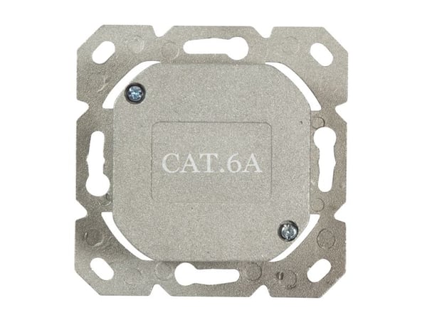 LogiLink NP0123, RJ-45, STP, 6a, Metallinen, Valkoinen, ISO/IEC 11801, TIA/EIA 568B.2-10, 80 mm