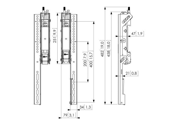 PFS 3504 Interface 3-D Ajustable Display Strip