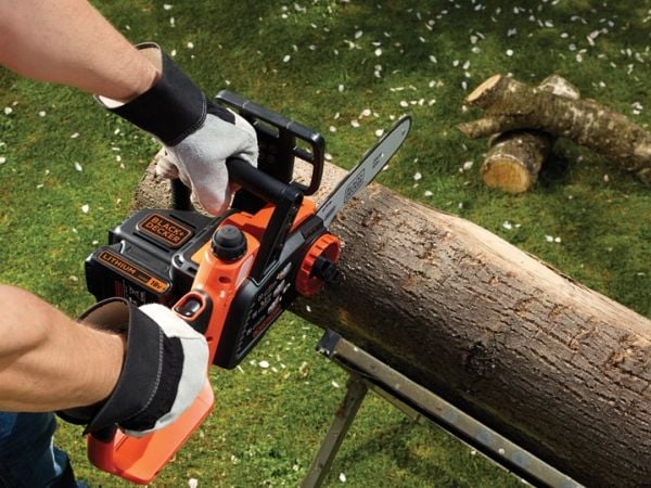 Black & Decker GKC1825L20, 25 cm, 3,5 m/s, Svart, Oransje, Batteri, 2 Ah, Lithium-Ion (Li-Ion)