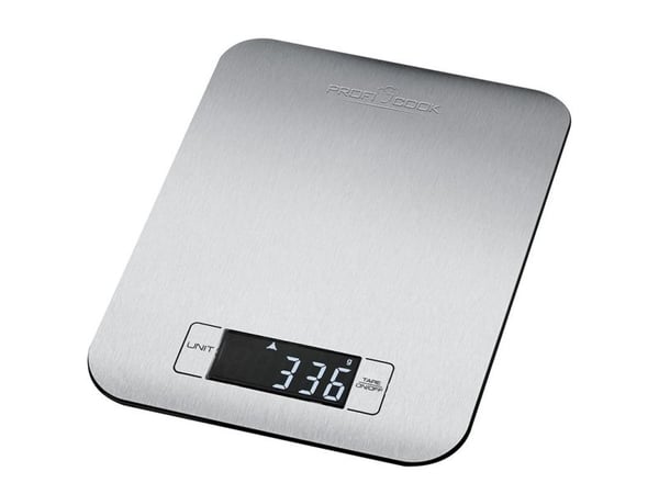 ProfiCook PC-KW 1061 - Kjøkkenvekt - rustfritt stål / svart