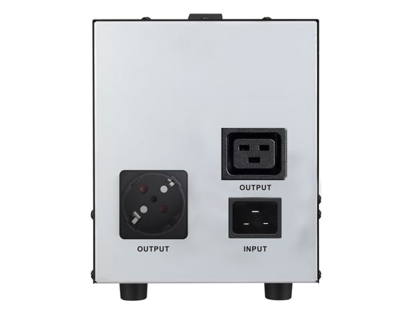 PowerWalker AVR 3000/SIV - Automatisk strømregulator - AC 230 V - 2400 Watt - 3000 VA - output-stikforbindelser: 2 - sort