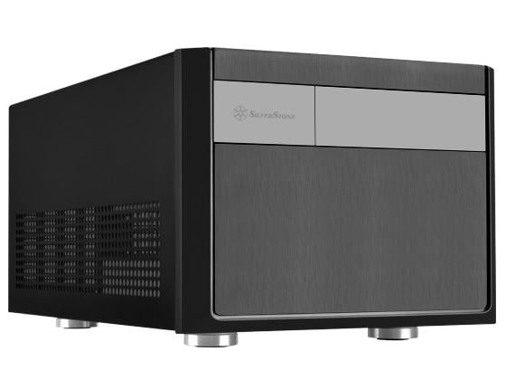 SilverStone SUGO SG11 - Tower - micro ATX - ingen strømforsyning (ATX / PS/2) - svart - USB/lyd