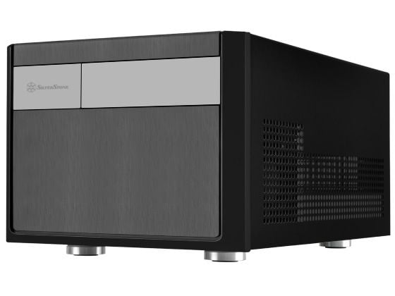 SilverStone SUGO SG11 - Tower - micro ATX - ingen strømforsyning (ATX / PS/2) - svart - USB/lyd