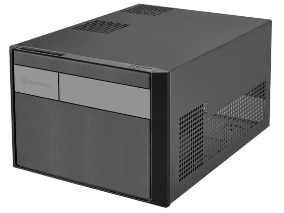 SilverStone SUGO SG11 - Tower - micro ATX - ingen strømforsyning (ATX / PS/2) - svart - USB/lyd