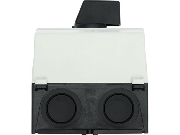 Eaton T0-2-8900/I1, keinukytkin, 3P, musta, valkoinen, IP65, 80 mm, 102 mm