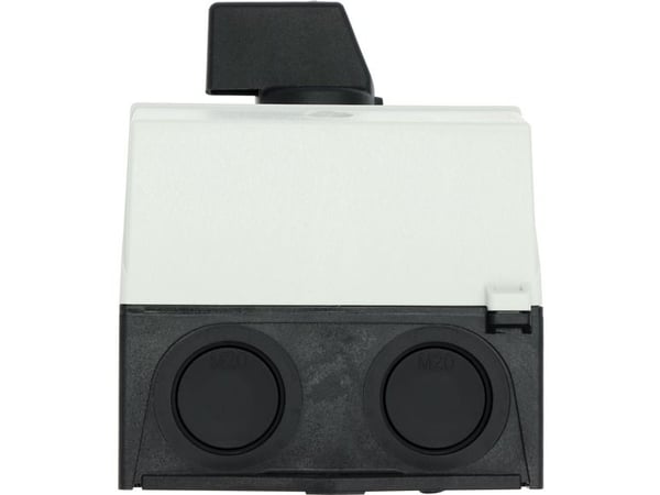Eaton T0-2-8900/I1, keinukytkin, 3P, musta, valkoinen, IP65, 80 mm, 102 mm