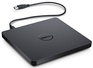 DELL DW316, Musta, Kelkka, Kannettava tietokone, DVD±RW, USB 2.0, CD, DVD+R, DVD+R DL, DVD+RW, DVD-R, DVD-R DL, DVD-RW