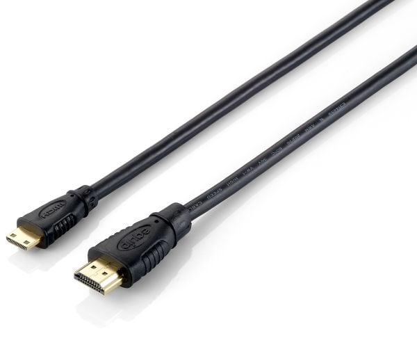 HDMI med Ethernet, A/C, 1m, HDMI, Mini-HDMI, HDMI A / C