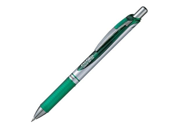 Gelpen, Pentel Energel BL77, 0,7 mm, grøn, pakke a 12 stk