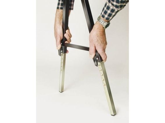 Brennenstuhl MB 120 KH, Plast, Stål, Grå, Gul, 120 kg, 960 mm, 860 mm, 610 - 860 mm