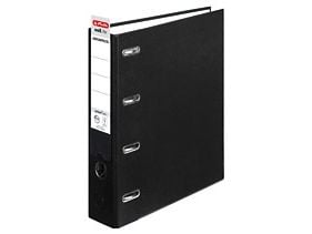 Herlitz maX.file protect - Hevarmbuefil - bokryggbredde: 70 mm - for A4 (210 x 297 mm), A5 (148 x 210 mm) - svart