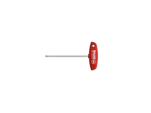 Wiha 334R, T-kahvainen kuusiokoloavain, Metrinen, 1 kpl, Kromivanadiini-teräs, 4 mm, 40 g