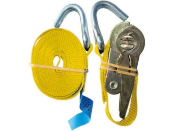 Modeco reise-/spennestropp med krok 25 mm x 5 m (MN-02-525)