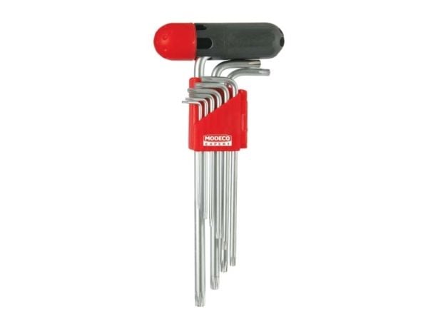 Modeco sett torx bits type L T10-T50 9 stk. (MN-54-116)