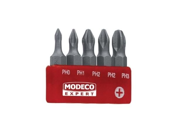 Modeco Teräsarja 25mm PH0-PH3 5kpl - MN-15-511