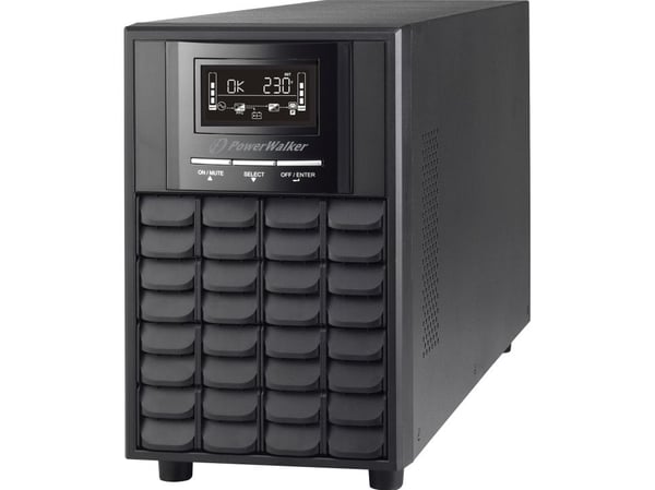 PowerWalker VI 3000 CW FR - UPS - AC 162 - 290 V - 2100 watt - 3000 VA - 9 Ah - RS-232, USB - utgangskontakter: 3