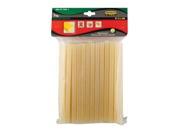 Modeco limstifter til tre 12 mm x 200 mm honning 50 stk. 1 kg (MN-97-996-1)
