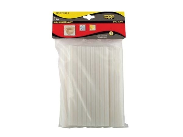Limstifter Modeco 12 mm x 200 mm transparente 50 stk 1 kg Universal GEN-T (MN-97-980-1)