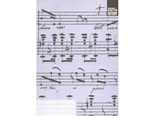 Polsk Musikförlag nothäfte D4 - A4 liggande/stående för harmoni PWM - 174769