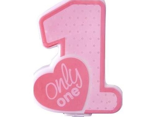 Party Deco Bursdagslys Bare ett, Lys Rosa Universal Party Deco Bursdagslys Bare ett, Lys Rosa Universal