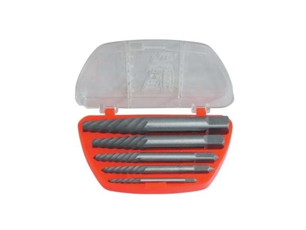 Modeco sett for utboring/uttrekking av ødelagte skruer M3–M8 5 stk (MN-62-390)