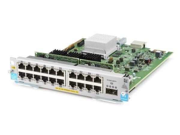 HPE - Utvidelsesmodul - Gigabit Ethernet (PoE+) x 20 + 40 Gigabit QSFP+ x 1 - for HPE Aruba 5406R, 5406R 16, 5406R 44, 5406R 8-port, 5406R zl2, 541...