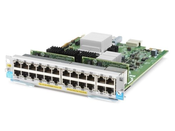 HPE - Utvidelsesmodul - Gigabit Ethernet (PoE+) x 20 + 1/2.5/5/10GBase-T (PoE+) x 4 - for HPE Aruba 5406R, 5406R 16, 5406R 44, 5406R 8-port, 5406R ...