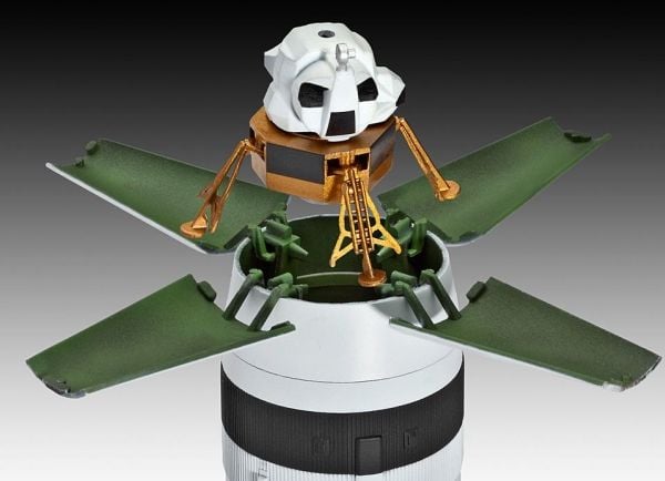 Revell Apollo Saturn V, Rakettmodell, Monteringssett, 1:144, Plast, Pro, 82 stykker
