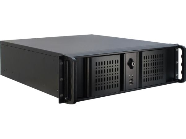 Inter-Tech IPC 3U-3098-S - Rackmonterbar 3U - ATX - ingen strømforsyning (ATX) - USB