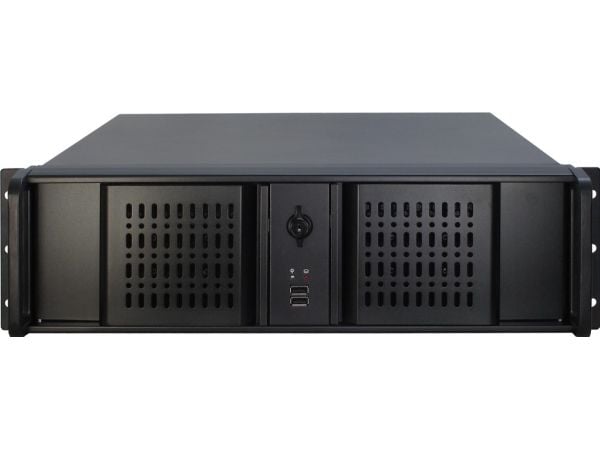 Inter-Tech IPC 3U-3098-S - Rackmonterbar 3U - ATX - ingen strømforsyning (ATX) - USB
