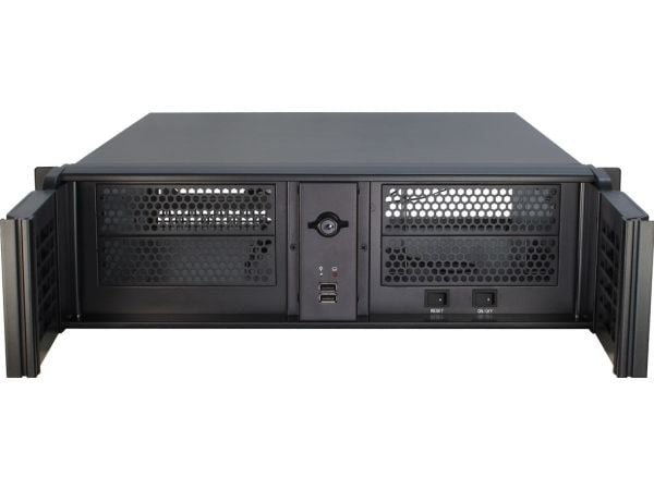 Inter-Tech IPC 3U-3098-S - Rackmonterbar 3U - ATX - ingen strømforsyning (ATX) - USB