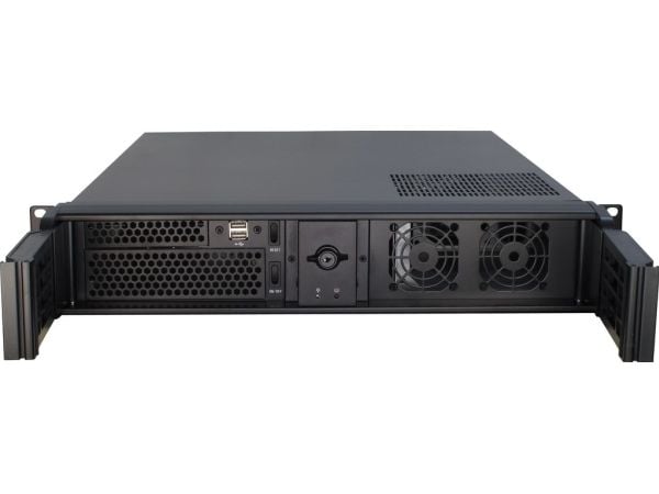 Inter-Tech IPC 2U-2098-SL - Rackmonterbar 2U - ATX - ingen strømforsyning (ATX) - USB