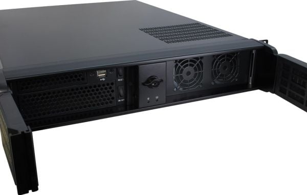 Inter-Tech IPC 2U-2098-SL - Rackmonterbar 2U - ATX - ingen strømforsyning (ATX) - USB