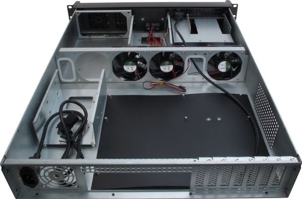 Inter-Tech IPC 2U-2098-SL - Rackmonterbar 2U - ATX - ingen strømforsyning (ATX) - USB