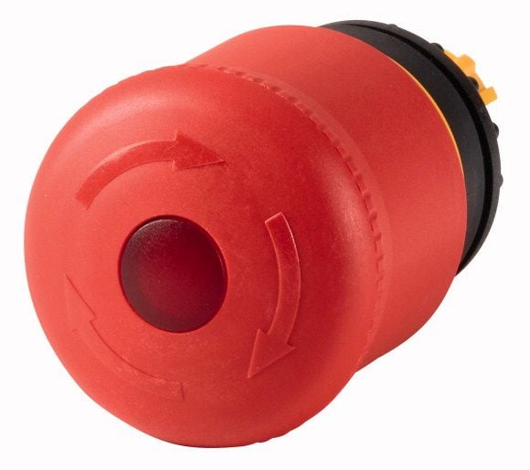 Eaton M22-PVLT, Kiertokytkin, Muovi, Musta, Punainen, IP66, IP67, IP69, 38 mm, 38 mm