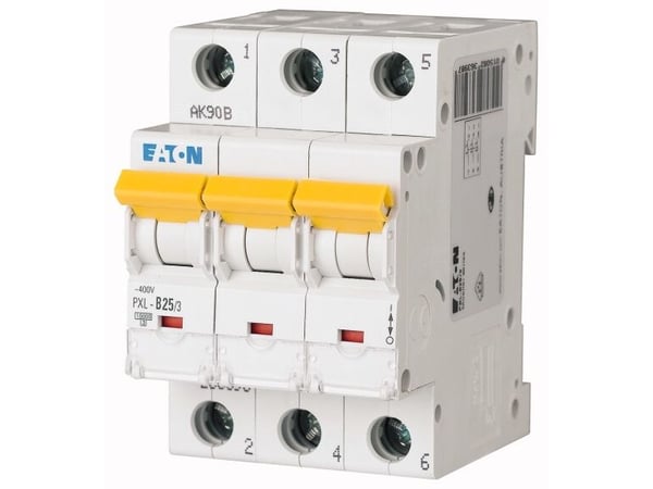 Eaton PXL-C25/3, Pienoiskatkaisija, 10000 A, IP20 Eaton PXL-C25/3, Pienoiskatkaisija, 10000 A, IP20