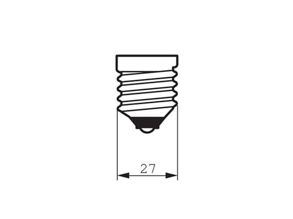 Philips SON - High-pressure sodium (HPS) lyspære - form: B70 - E27 - 71.5 W - klasse G - 1900 K