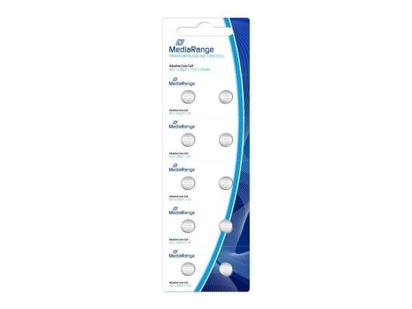 MediaRange Premium - Batteri 10 x LR621 - Alkalisk - 13 mAh