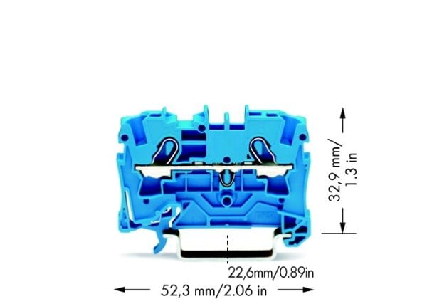 Wago 2004-1204, 6,2 mm, 52,3 mm, 32,9 mm, 800 V