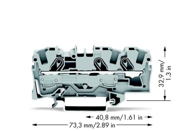 Wago 2006-1301, 7,5 mm, 73,5 mm, 32,9 mm, 800 V