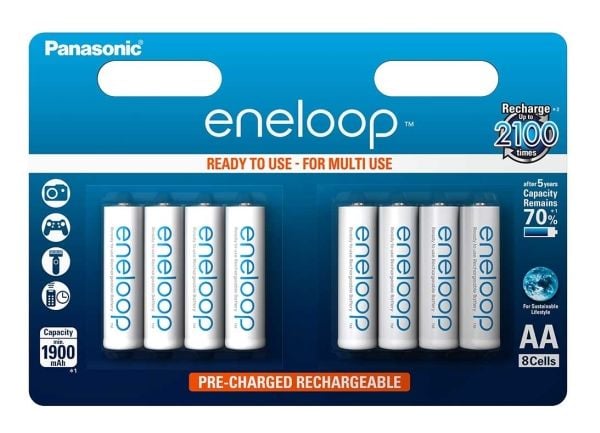 Panasonic eneloop BK-3MCCE/8BE - Batteri 8 x AA typ - NiMH - (uppladdningsbart) - 1900 mAh