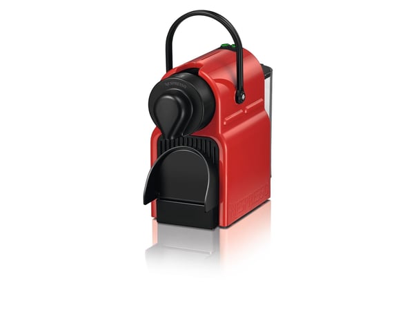 Krups Nespresso Inissia XN1005 Ruby Red, Kapsel kaffemaskine, 0,7 L, Kaffekapsel, 1260 W, Rød