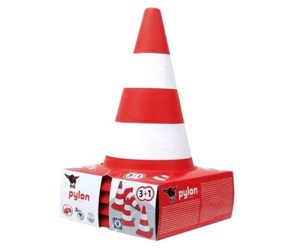BIG Pylon, 1 År, Plast, Röd, Vit