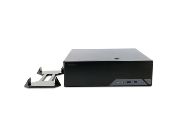 Antec VSK 2000-U3 - SFF - micro ATX - ingen strømforsyning - svart - USB/lyd