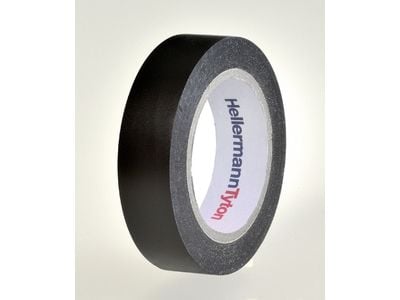 PVC-tejp svart 0,15 mm x 15 mm x 10 m (10 st.)