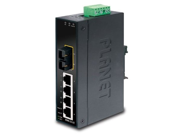 PLANET ISW-511TS15, Hallitsematon, L2, Fast Ethernet (10/100), Täysin kaksipuolinen, Seinäkiinnitteinen