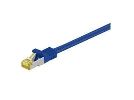 MicroConnect - Nettverkskabel - RJ-45 (hann) til RJ-45 (hann) - 1 m - SFTP, PiMF - CAT 7 - halogenfri, uten hindringer - blå