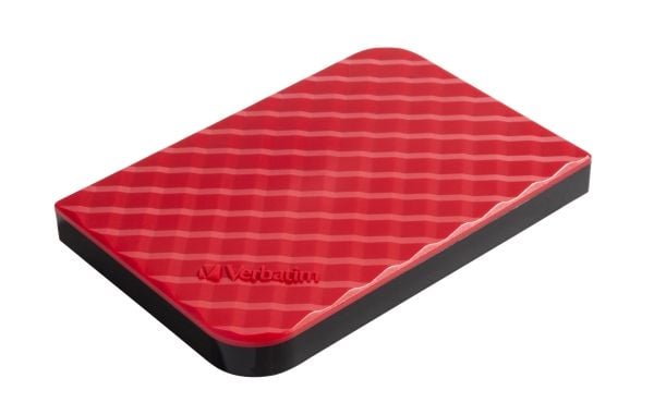 Verbatim Store 'n' Go - Harddisk - 1 TB - ekstern (bærbar) - USB 3.0 - 5400 rpm - rød