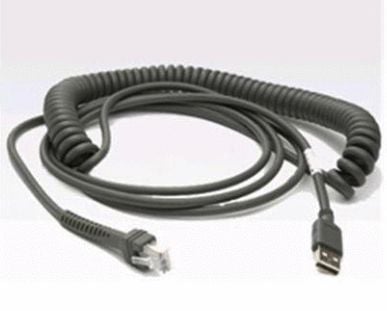 Zebra - Strømforsynt USB-kabel - USB PlusPower (12 V) (hann) - 12 V - 2.13 m - for Symbol DS7708-SR; Zebra DS7708-SR